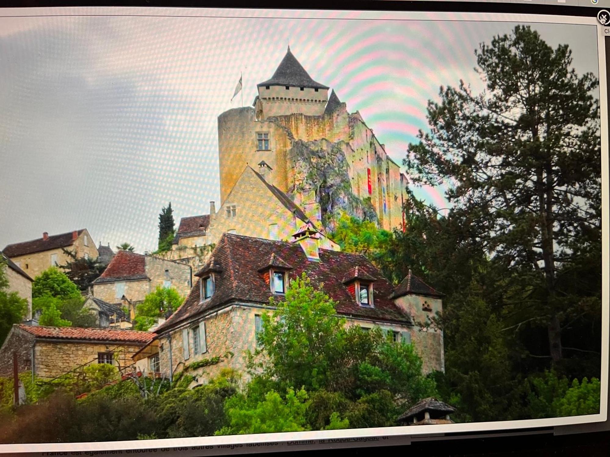 Vue Magique A Castelnaud Castelnaud La Chapelle Exterior foto