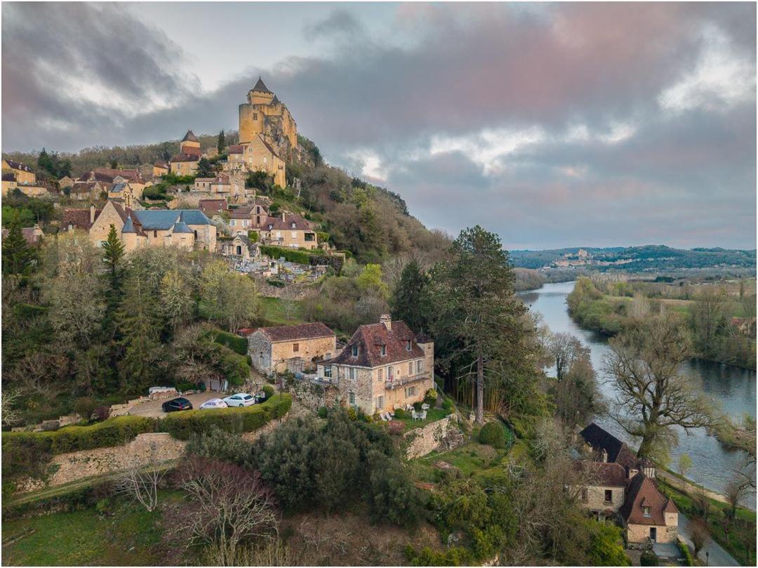 Vue Magique A Castelnaud Castelnaud La Chapelle Exterior foto